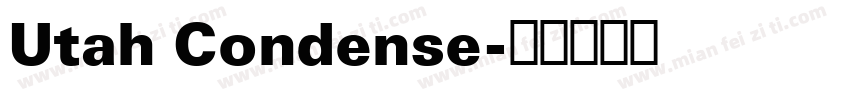 Utah Condense字体转换